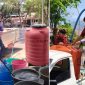 Diskominfo Enrekang Turun Langsung Salurkan 1200 Liter Air Untuk Warga
